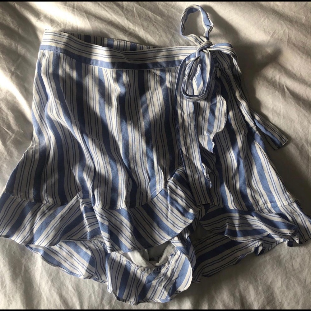 Blue and white skort! So cute